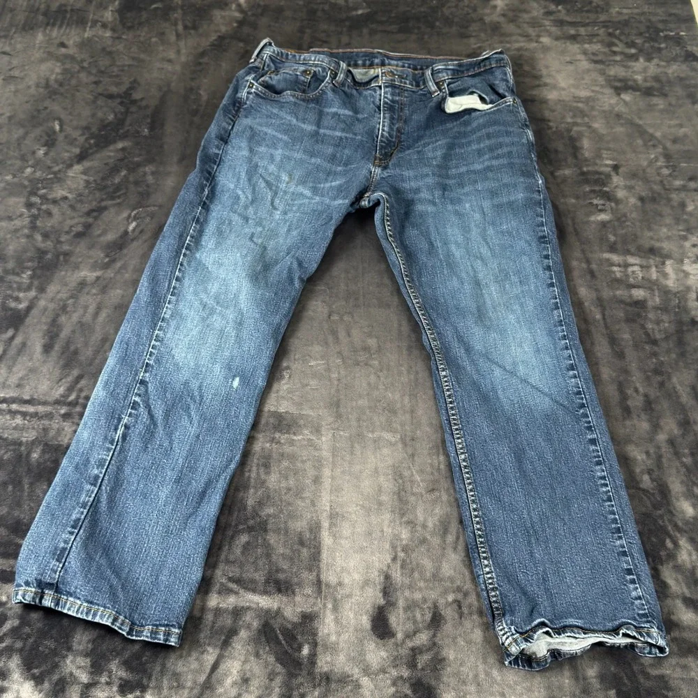 Levi 559 Relaxed Straight Jeans Mens 36x30 Blue Stretch Denim Pants